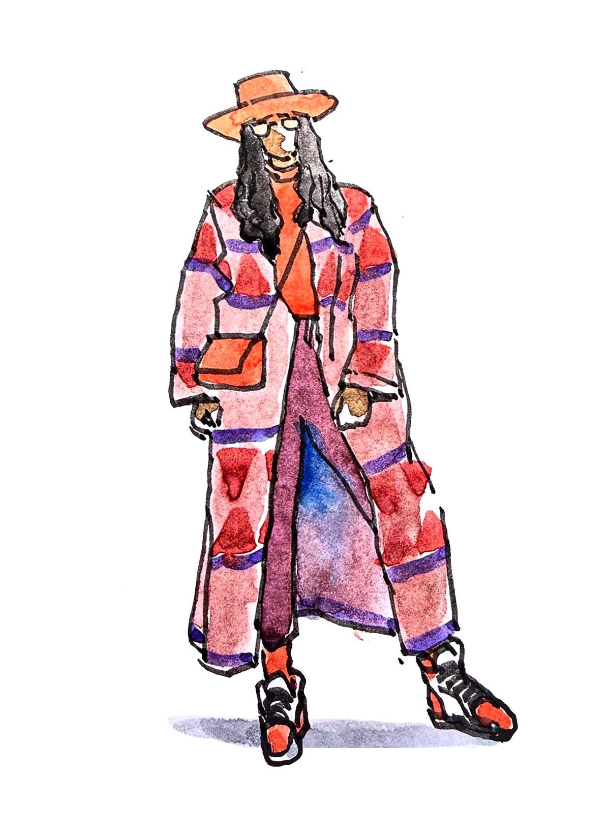 Brand activation illustration sketch