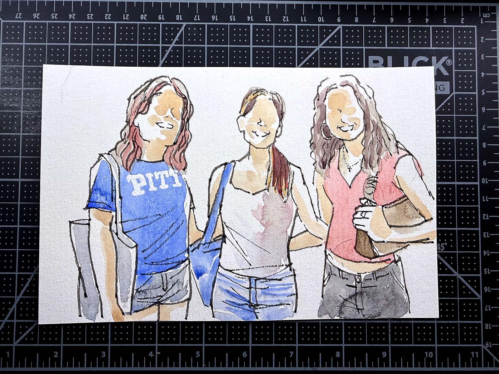 Placeholder for Chris Bermudo brand event sketch portfolio