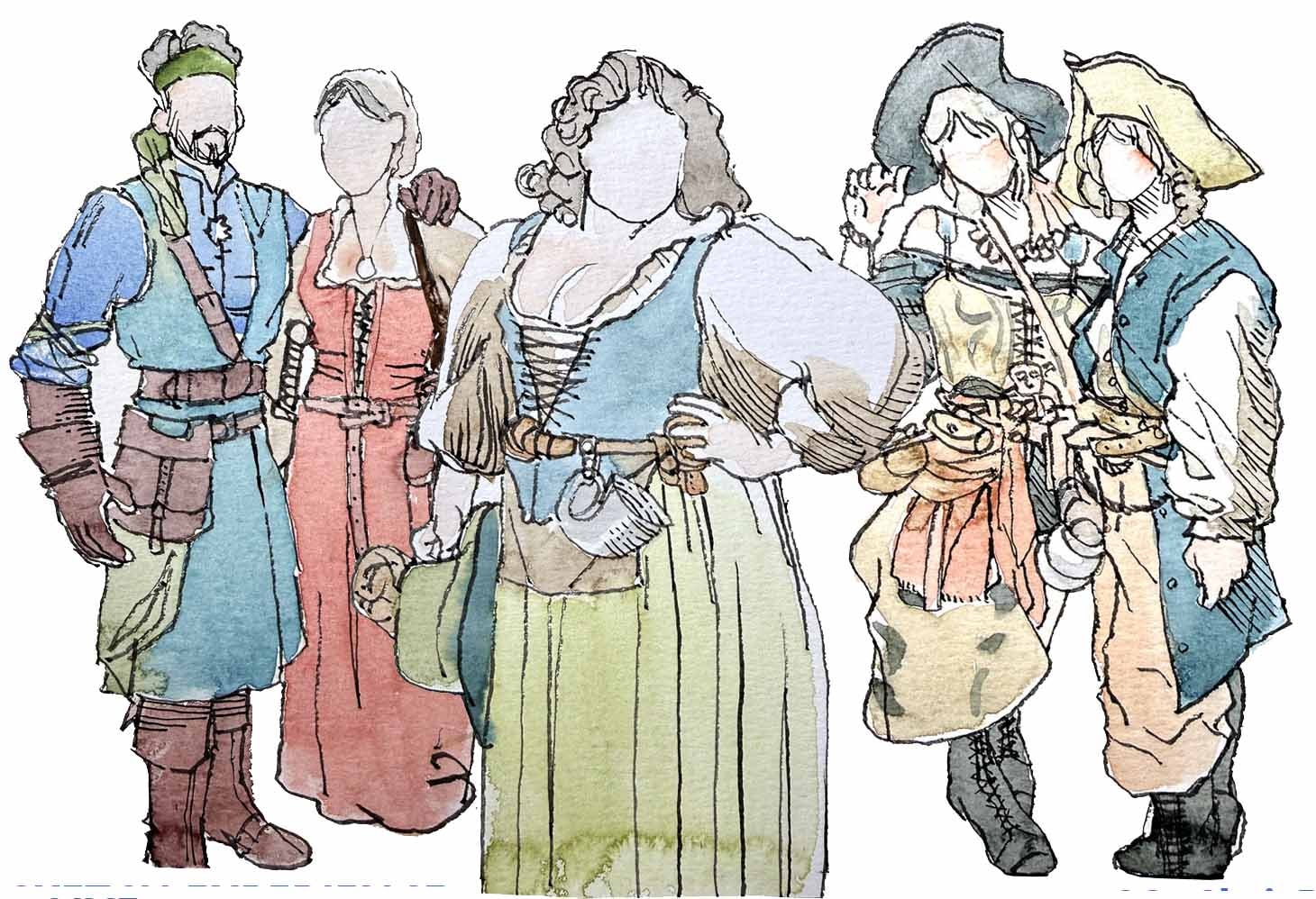 Live event sketching placeholder